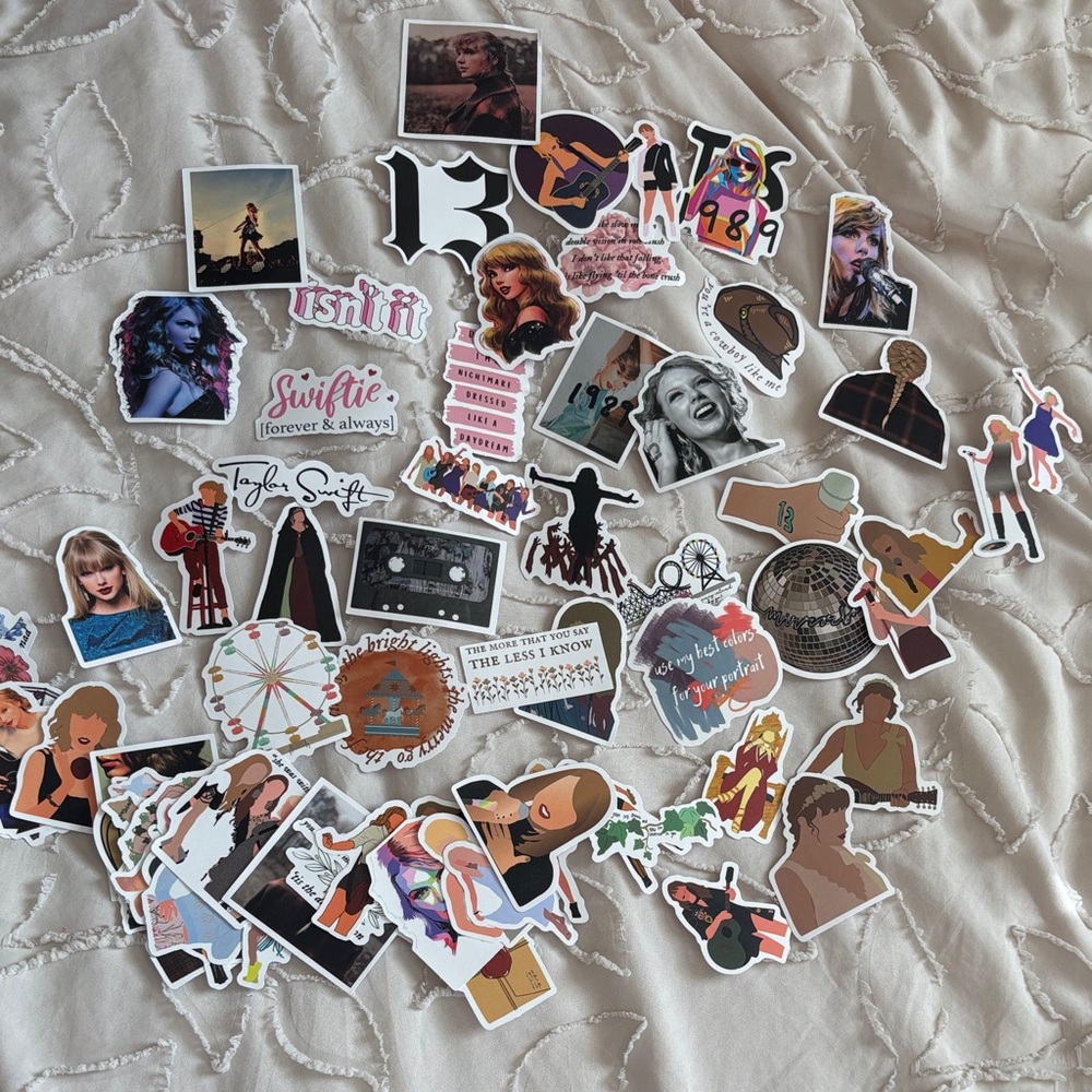 Taylor Swift assorted multicolor 80+pcs sticker set
